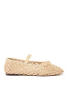 Loeffler Randall Leonie Soft Ballet Flats Natural