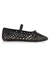 Loeffler Randall Leonie Soft Ballet Flats Black In Black