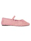 Loeffler Randall Leonie Soft Ballet Flats Pink In Pink