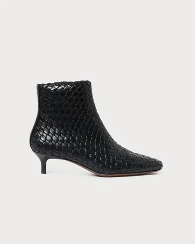 Loeffler Randall Women's Marcella Woven Ankle Boots In Black
