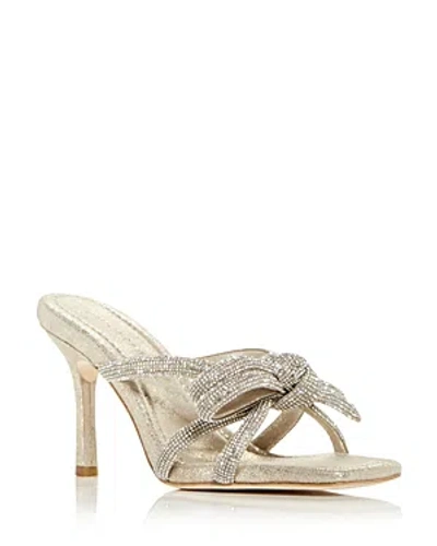 Loeffler Randall Women's Margi Bow Embellished Sandals In Gold