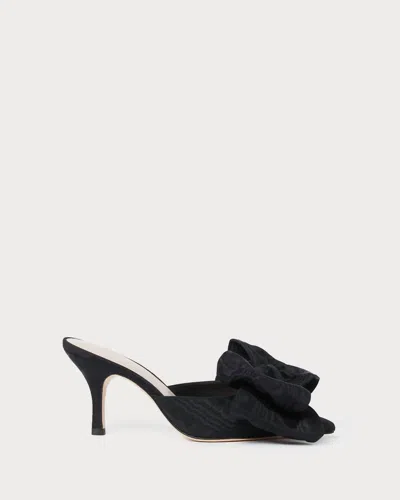 Loeffler Randall Women's Margot Bow Mule Sandal In Black