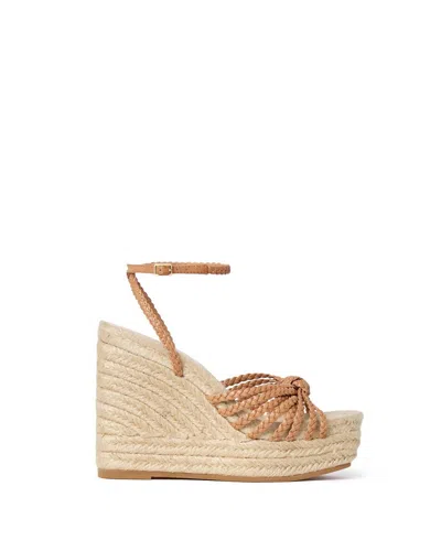 Loeffler Randall Women's Pamela Mignon Knot Wedge Sandal In Natural In White
