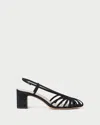 Loeffler Randall Priscilla Lattice Sling-back Block-heel Sandals