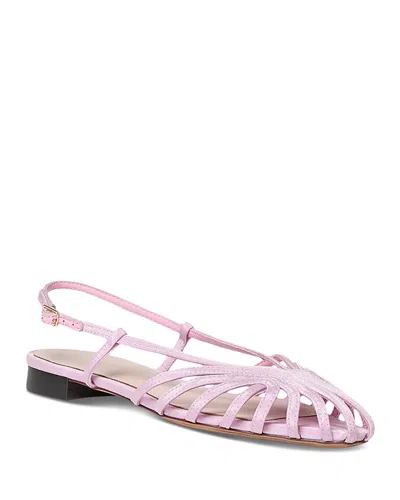 Loeffler Randall Devon Lattice Slingback Sandal In Pink
