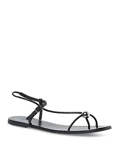 Loeffler Randall Women's Strappy Embellished Thong Sandals In Black