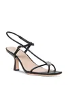 Loeffler Randall 70mm Triana Crystal Sandals In Black