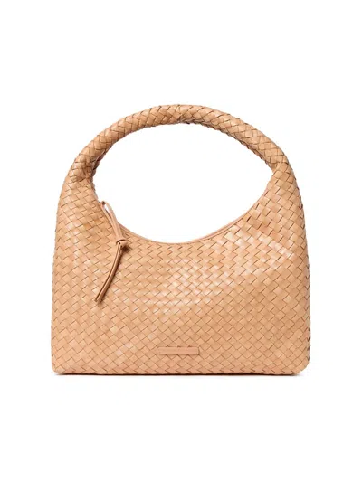 Loeffler Randall Women's Willow Woven Leather Top Handle Bag In Sand
