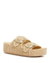 Loeffler Randall Theo Double Band Slide Sandal In Natural