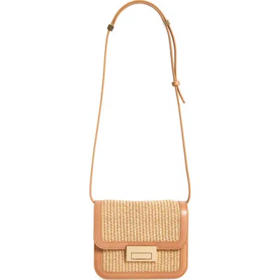 Loeffler Randall Woven Crossbody Bag In Brown