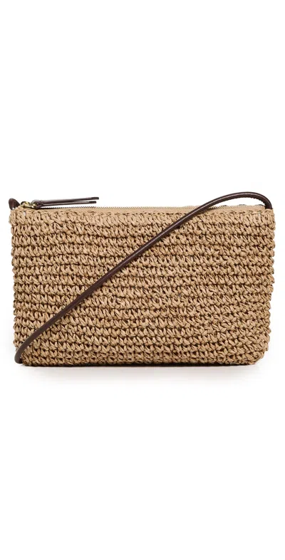 Loeffler Randall Yasmine Flat Clutch Espresso