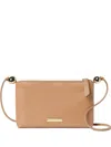 Loeffler Randall Yasmine Logo-plaque Crossbody Bag In Neutral