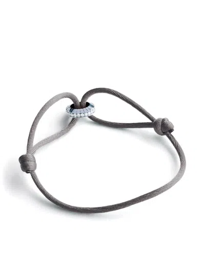LOEV 14K RECYCLED WHITE GOLD ETERNITY SUMMER DIAMOND BRACELET