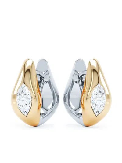 Loev 14kt Recycled Gold Diamond Earrings In 金色