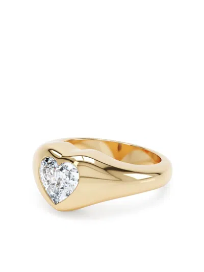 Loev 14kt Recycled Yellow Gold Curve Diamond Ring