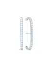 Loev 14kt White Gold Allday Diamond Ear Cuffs In Silver