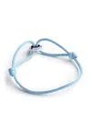 Loev 14kt White Gold Eternity Diamond Bracelet In Blue