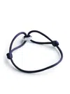 Loev 14kt White Gold Eternity Diamond Bracelet In Blue
