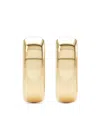 Loev 14kt Yellow Gold Allday Huggie Earrings In Brown