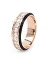 Loev 18k Rose Gold Eternity Diamond Ring In Pink