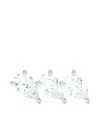 Loev The Triple Pear Ohrringe Aus Recyceltem 18kt Weissgold Mit Diamant In Silber