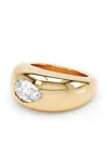 Loev 18kt Recycled Yellow Gold Curve Diamond Ring In Gold