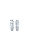 Loev 18kt White Gold Eternity Diamond Earrings In White