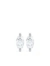 Loev 18kt White Gold The Marquise Earrings