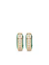Loev 18kt Yellow Gold Eternity Diamond Earrings In Gold