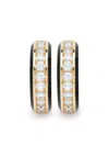 Loev 18kt Yellow Gold Eternity Diamond Earrings In Gold