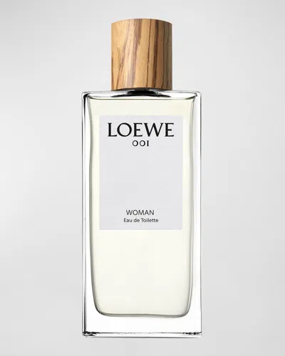 Loewe 001 Woman Eau De Toilette, 3.4 Oz. In White