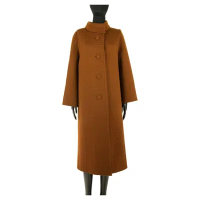 Pre-owned Loewe 1970s  Brown Wool Coat
