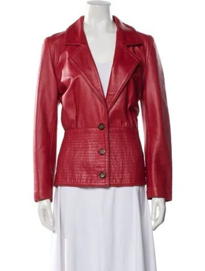 Pre-owned Loewe 1986 Blazer In Red