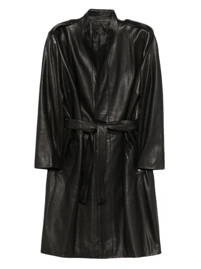Pre-owned Loewe 1990-2000s Coat In Black