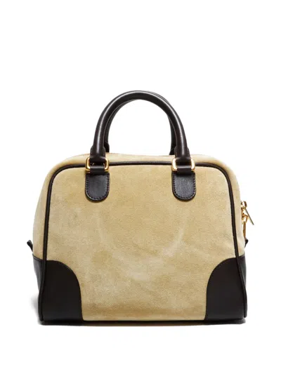 Pre-owned Loewe 1990-2010s Amazona Handbag In Neutral