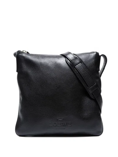 Pre-owned Loewe 1990-2010s Logo Shoulder Bag In Black