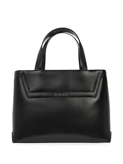 Pre-owned Loewe 1990-2000s Debossed Logo Tote Bag In 黑色