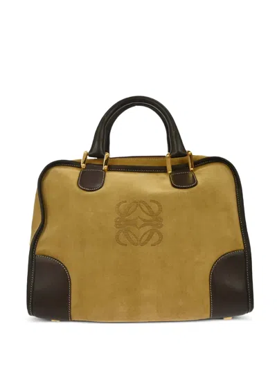 Pre-owned Loewe 1990s Amazona 32 Tote Bag In Neutral