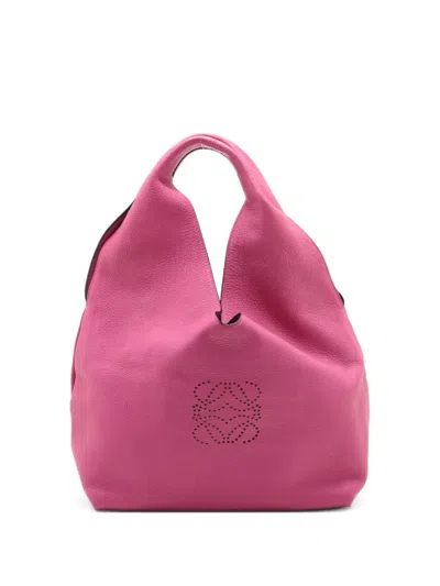 Pre-owned Loewe 2000-2020 Anagram Shoulder Bag In Pink