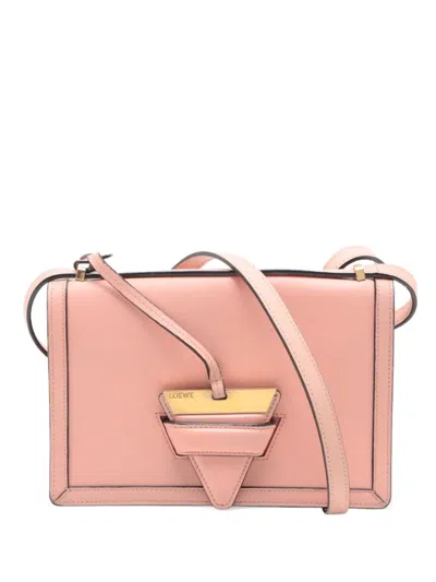 Pre-owned Loewe 2000-2020s Barcelona Shoulder Bag In Pink