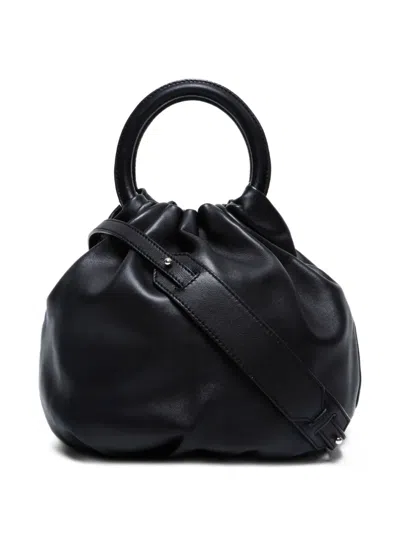 Pre-owned Loewe 2000-2020s Leather Shoulder Bag In Black