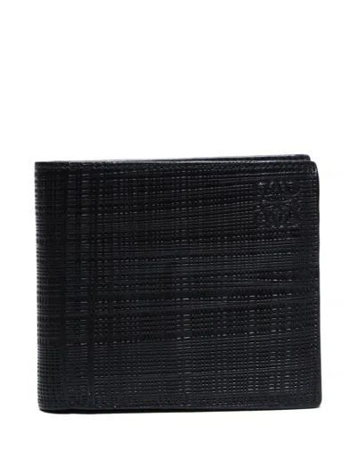 Pre-owned Loewe 2000-2020s Leather Wallet In Black