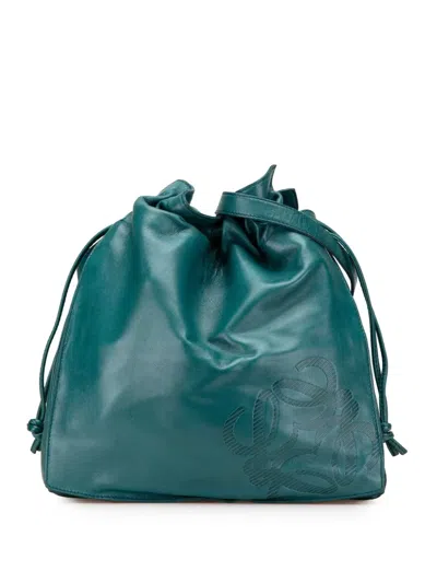 Pre-owned Loewe 2000-2024 Nappa Drawstring Flamenco Shoulder Bag