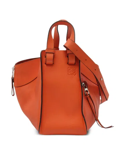Pre-owned Loewe 2000 Hammock Small Shoulder Bag In Orange