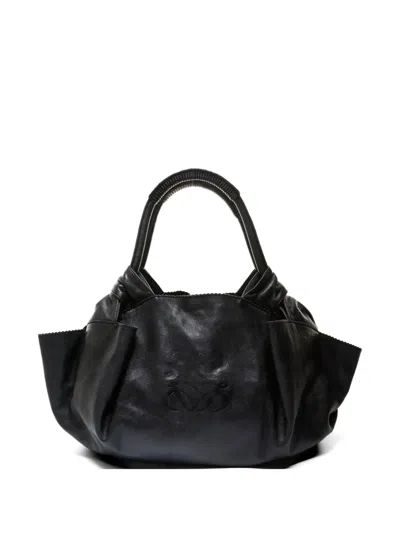 Pre-owned Loewe 2000-2015 Nappa Aire Shoulder Bag In Black