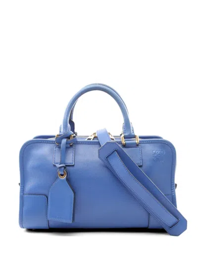 Pre-owned Loewe 2000s 28 Amazona Handbag In Blue