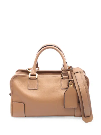 Pre-owned Loewe 2000s 28 Amazona Tote Bag In Neutrals