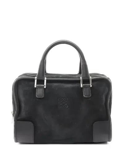 Pre-owned Loewe 2000s Amazona 28 Tote Bag In Black