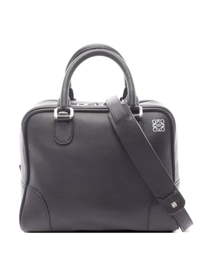 Pre-owned Loewe 2000s Amazona 75 Handbag In Black