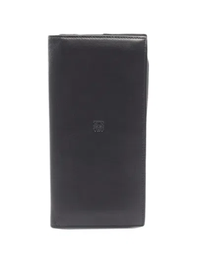 Pre-owned Loewe 2000s Anagram Bi-fold Wallet In 黑色